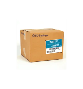 3ML SYRINGE WITH 25G 1 NEEDLE (50 BOX)