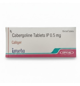 Comprimidos de cabergolina IP 0,5mg Apical Pharma
