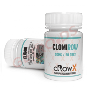 Clomirow 50 mg 50 comprimidos CrowxLabs EUA Clomirow 50 mg 50 comprimidos CrowxLabs EUA
