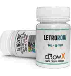 Letrorow 5 mg 50 comprimidos Crowx Labs EUA Letrorow 5 mg 50 comprimidos Crowx Labs EUA