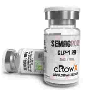 Semagrow GLP-1 RA 10 mg Crowx Labs EUA Semagrow GLP-1 RA 10 mg Crowx Labs EUA