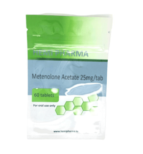 Acetato de metenolona 25mg/tab Hemi Pharma UK