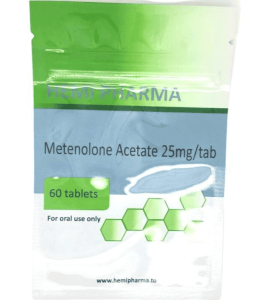 Acetato de metenolona 25mg/tab Hemi Pharma UK
