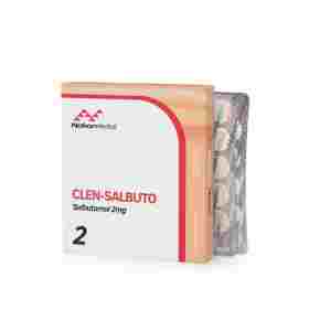 Clen-Salbuto 2 mg 50 comprimidos Nakon Medical EUA