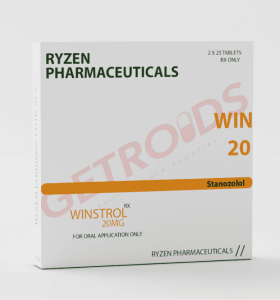 Winstrol 20mg 50 comprimidos Ryzen Pharma EUA