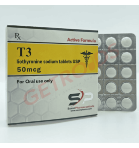 T3 Cytomel 50 mcg 50 comprimidos Saxon Pharma EUA