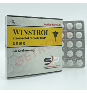 Winstrol 50 mg 50 comprimidos Saxon Pharma EUA