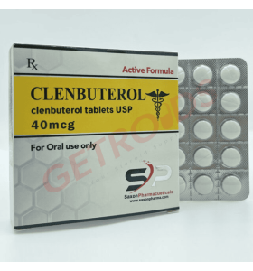 Clenbuterol 40 mcg 50 comprimidos Saxon Pharma EUA