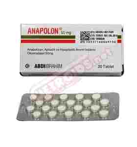 Anapolon 50 mg 20 comprimidos Abdi Ibrahim