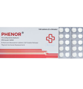 Phenor T3 25 mcg 100 comprimidos Beligas Pharma EUA