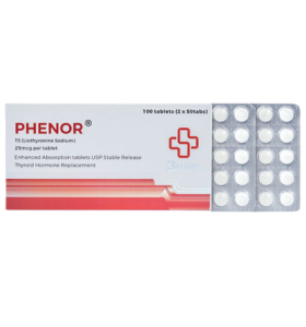 Phenor T3 25 mcg 100 comprimidos Beligas Pharma EUA