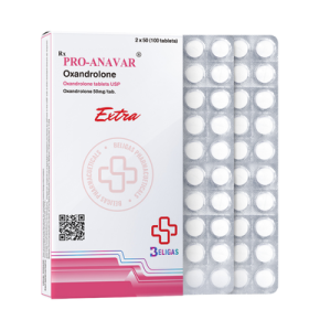 Pró Anavar 50 mg 100 comprimidos Beligas Pharma INT