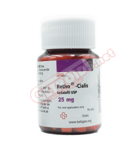 Retho Cialis 25 mg 50 comprimidos Beligas Pharma EUA