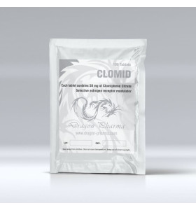 Clomid 50 mg 100 Comprimidos Dragon Pharma - DPCLO - Dragon Pharma