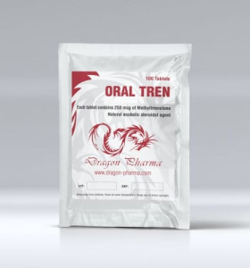 Oral Tren 250 mcg 100 comprimidos Dragon Pharma