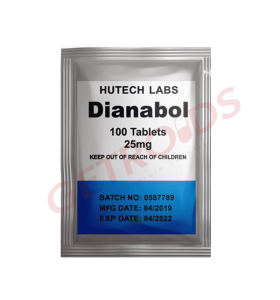 Dianabol 25 mg 100 comprimidos Hutech Labs EUA