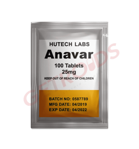 Anavar 25 mg 100 comprimidos Hutech Labs EUA