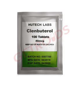 Clenbuterol 40 mcg 100 comprimidos Hutech Labs EUA