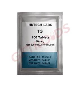 T3 Cytomel 50 mg 100 Tablets Hutech Labs USA
