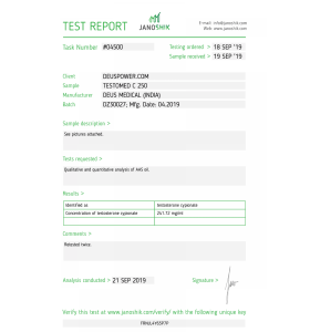 TESTOMED P 100 Deus Medical - DEUSTP TESTOMED P 100 Deus Medical - DEUSTP - Deus Medical