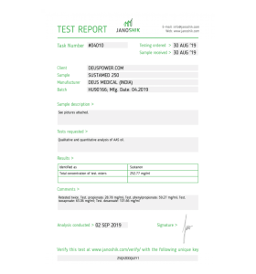 SUSTAMED 250 Deus Medical