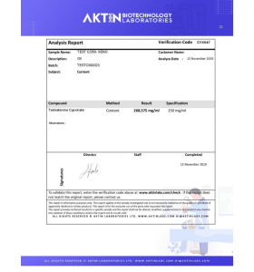 CIPIONATO DE TESTOSTERONA 250 mg 10 ML XENO LABS.