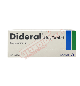 Dideral Propranolol 40 mg 50 comprimidos Sanofi