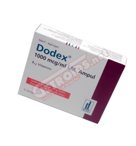 Dodex Vitamina B12 1000mcg/ml 5 Amp Deva Dodex Vitamina B12 1000mcg/ml 5 Amp Deva