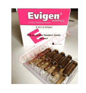 Evigen (vitamina E) 300 mg 5 amperes / 2 ml Aksu