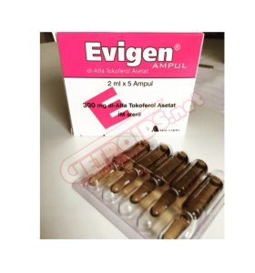 Evigen (vitamina E) 300 mg 5 amperes / 2 ml Aksu