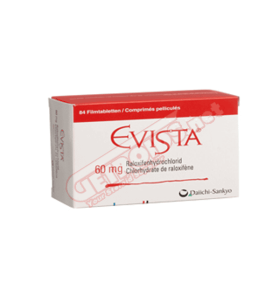 Evista 60 mg 28 Comprimidos Daiichi Sankyo - EVI60 - Daiichi Sankyo