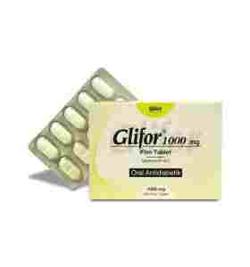 Glifor 1000 mg 100 comprimidos Bilim Glifor 1000 mg 100 comprimidos Bilim