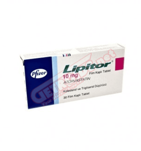 Lipitor 10 mg 30 comprimidos Pfizer