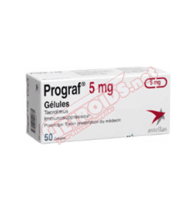 Prograf 5 mg 50 comprimidos Astellas Pharma