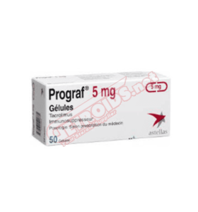 Prograf 5 mg 50 comprimidos Astellas Pharma - PG-AST5 - Astellas Pharma