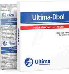 Ultima-Dianabol 10 mg 50 comprimidos Ultima Pharma EUA