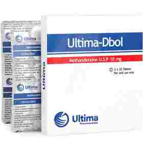 Ultima-Dianabol 10 mg 50 comprimidos Ultima Pharma EUA