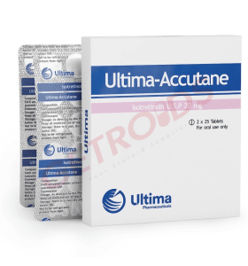 Ultima-Accutane 20 mg 50 comprimidos Ultima Pharma EUA