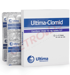 Ultima-Clomid 50 mg 50 comprimidos Ultima Pharma EUA Ultima-Clomid 50 mg 50 comprimidos Ultima Pharma EUA