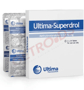Ultima-Superdrol 10 mg 50 comprimidos Ultima Pharma EUA