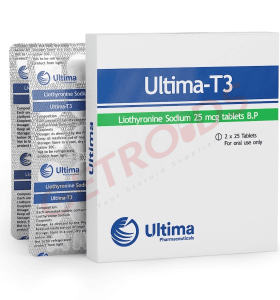 Ultima-T3 25 mcg 50 comprimidos Ultima Pharma EUA