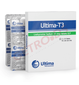 Ultima-T3 25 mcg 50 comprimidos Ultima Pharma EUA