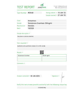 Enantato de testosterona 250 mg 10 ml Xeno US