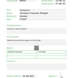 TesteP 100 mg 10 ml Xeno US